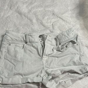 American Eagle Outfitters White Jean Shorts